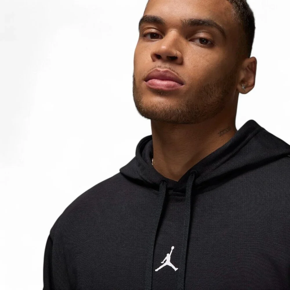 Air Jordan Mens 2 PC Tracksuit Dri-fit Matching Outfit Set Black Lightweight NWT